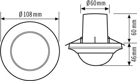 Image du produit Esylux Capteur de température Loftstilstedevaerelsessen PD-C 360i/24 FM (24 m)