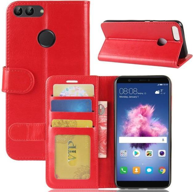 Actual product image MU Classic Crazy Horse Leather Cover (Huawei P Smart+)
