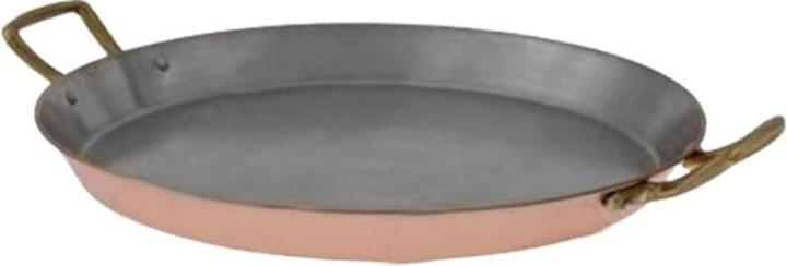 Actual product image Ich-zapfe Copper pan for paella, 20 m (20.50 cm, Casserole + Stewpot, Copper)