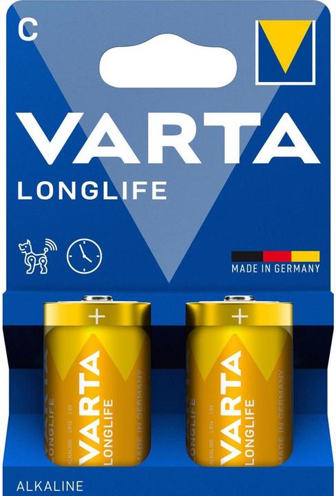 Varta VAR Longlife C 2er Blister (2 Stk., R14, 7600 mAh)