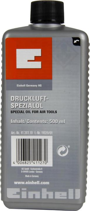 Actual product image Einhell Compressor oil