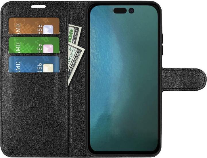Actual product image Cover-Discount iPhone 14 Pro Max - Leather Case Cover black (Apple iPhone 14 Pro Max)