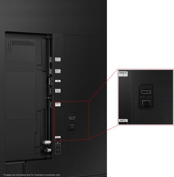 Actual product image Samsung QE50Q60DAU (50", Q60D, QLED, 4K)