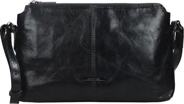 Ferrici Old Leder Crossbag Navy