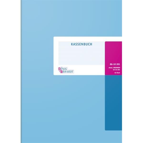 Productafbeelding König EBHARDT Kasboek, DIN A4, 40 vel kartonnen boekje, enkelvoudig genaaid, bonnen/uitg... (40 x)