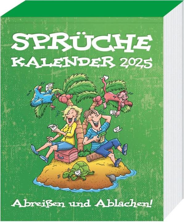 Produktbild Sprüche Abreisskalender 2025 (15 x 18 cm, Kein Einband, Deutsch)