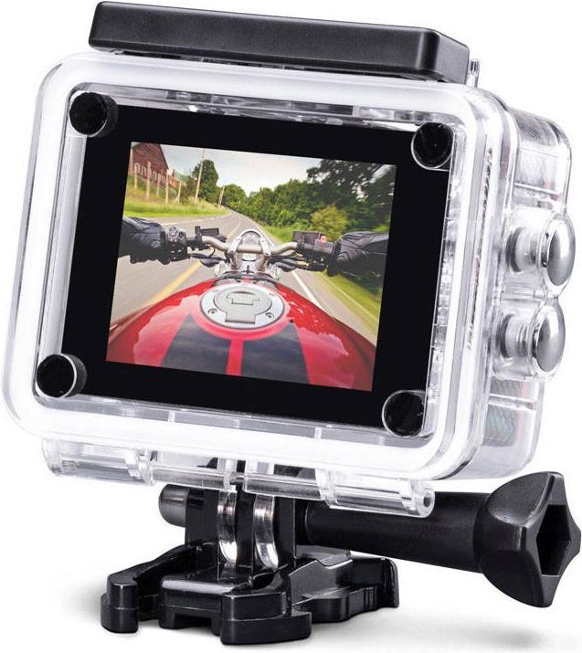 Image du produit Midland H3+ Dashcam Angle de vue horizontal max.=120° Batterie, WLAN (WiFi, Accéléromètre, Batterie, Microphone intégré, Écran intégré, Vision nocturne, Full HD)