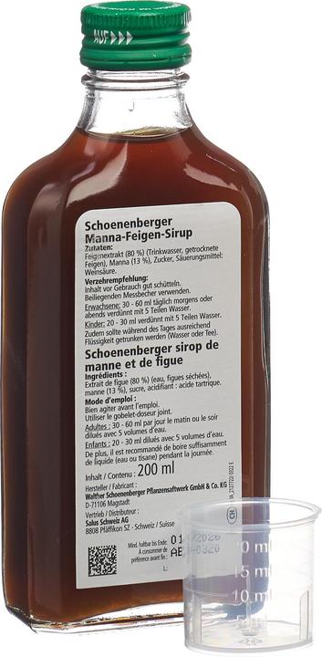 Image du produit Schönenberger Manna Feigen Sirup