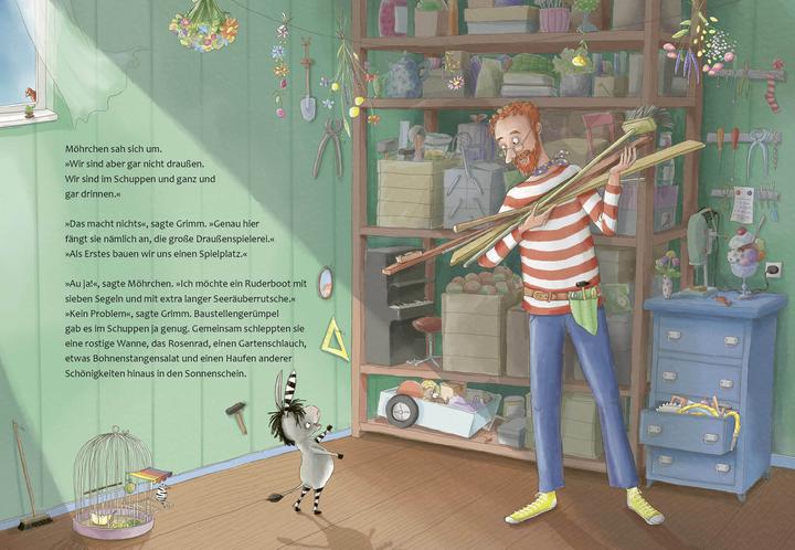 Actual product image Grimm und Möhrchen und die Spielplatzpiraten (German, Stefanie Scharnberg, Stephanie cutter, 2025)
