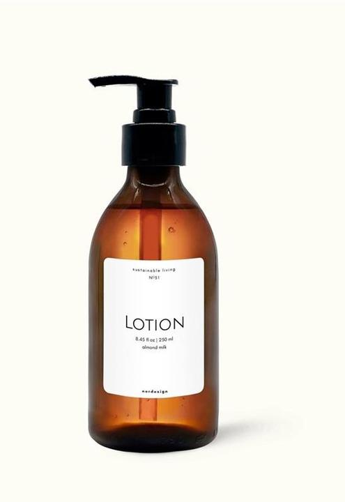 Actual product image Nordesign Hand and Body Lotion, Almond Milk 250ml, White Label (Soap lotion, 250 ml)