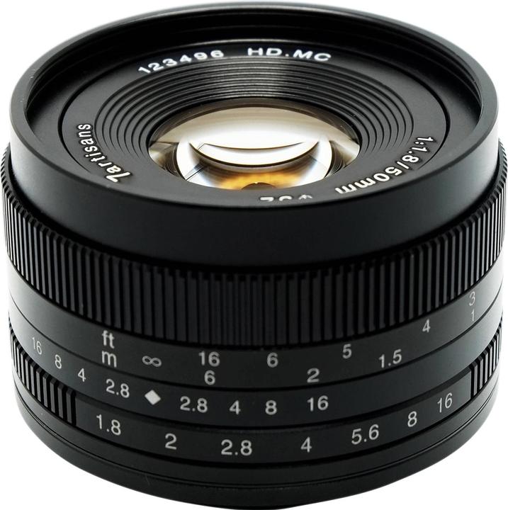 7artisans 50mm F1.8 (Fujifilm X, APS-C / DX)