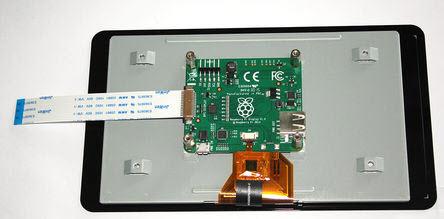 Actual product image Raspberry Pi 7" touch screen