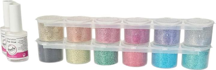 Actual product image Ybody Glitter Tattoo Free Hand Set