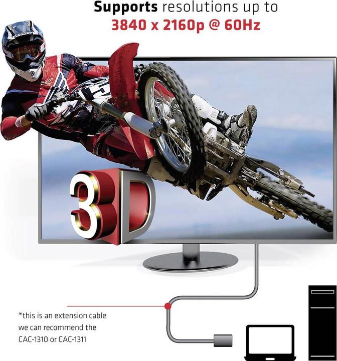 Produktbild Club 3D HDMI (Typ A) — HDMI (Typ A) (3 m, HDMI)