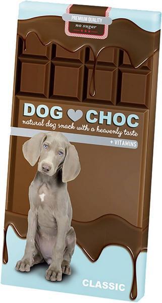 Produktbild Duvoplus Dog-Choc Classic OHNE Zuckerzusatz, nur3% Kakao, 10 vitamines, 100 g (18 Stk., 100 g)