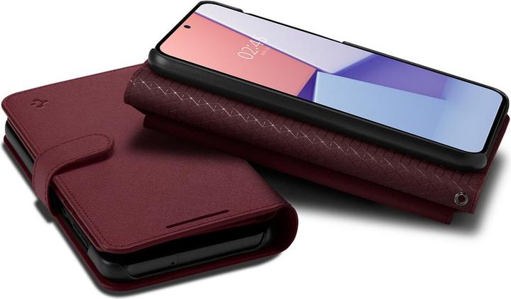 Produktbild Spigen Wallet S Plus für S916B Samsung Galaxy S23+ - burgundy (Samsung Galaxy S23+)