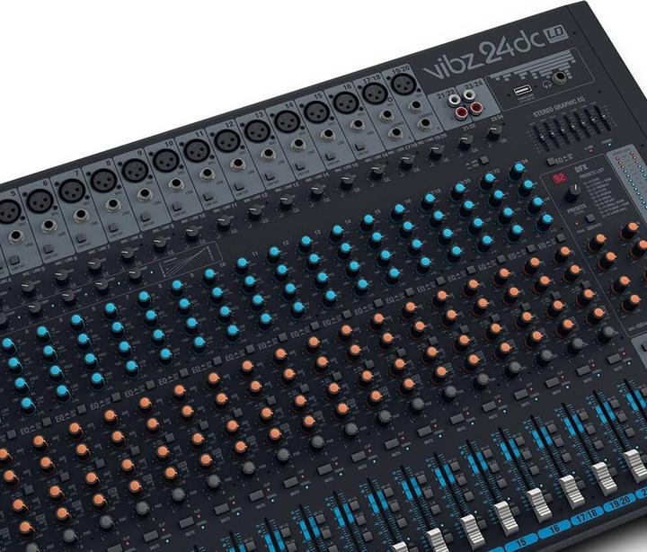 Immagine prodotto LD Systems Console di missaggio VIBZ 24 DC a 24 canali (Mixer da studio e live)