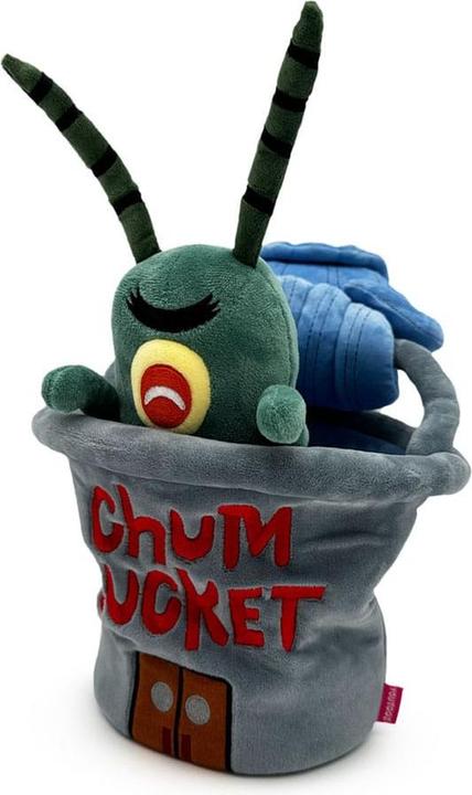 Productafbeelding Youtooz SpongeBob SquarePants pluche figuur Plankton Chum Bucket 22 cm (22 cm)
