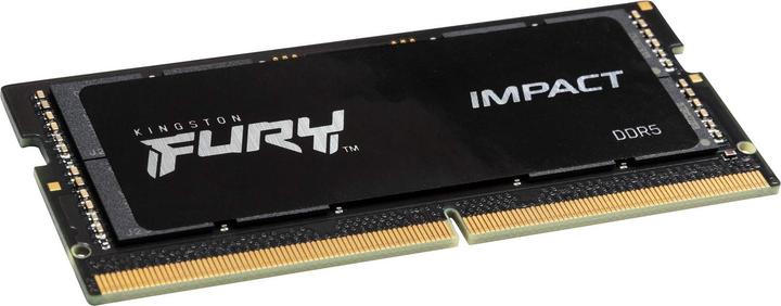 Image du produit Kingston SORAM D5 6400 16GB C38 FURY Impact (1 x 16GB, 6400 MHz, RAM DDR5, SO-DIMM)