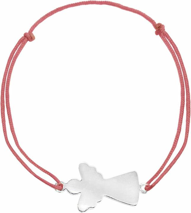 Immagine prodotto Bracciale con ciondolo a forma di angelo custode (placcato in argento)