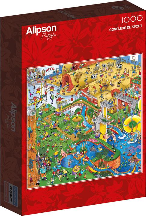 Productafbeelding Alipson Puzzle Puzzel 1000 stukjes Steve Skelton - Complexe de Sport (1000 onderdelen)