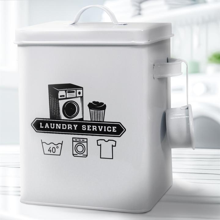 Produktbild HTI-Living Waschmittelbox Landhaus (18 x 16 x 23 cm, 6 l)