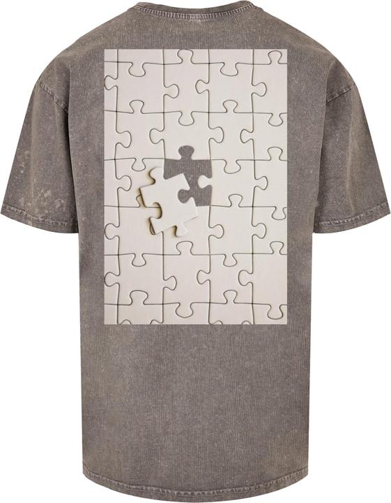 Actual product image Merchcode Missing Piece Acid Washed Heavy Oversize Tee - 136217 (S)