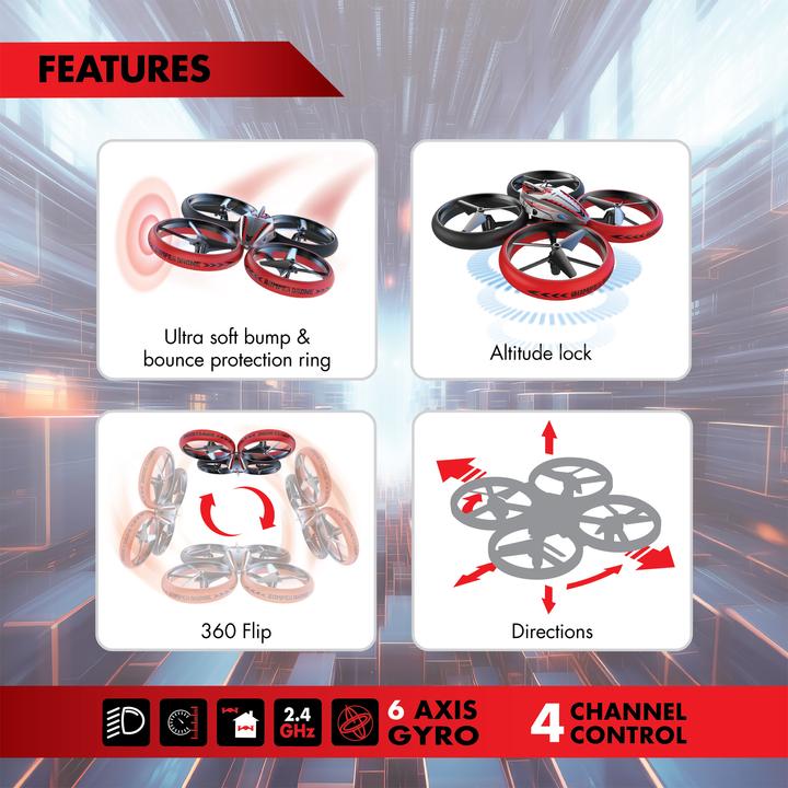 Image du produit Silverlit Bumper Drone Lite 2.4 GHz