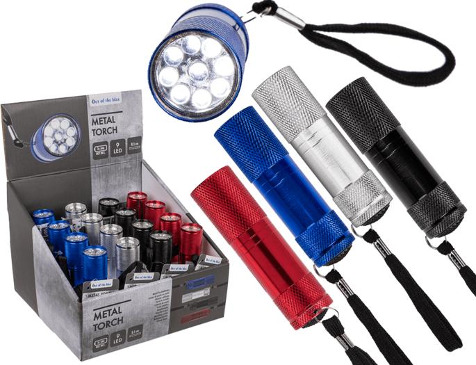Produktbild Out of the blue Taschenlampe 9 LED sort.