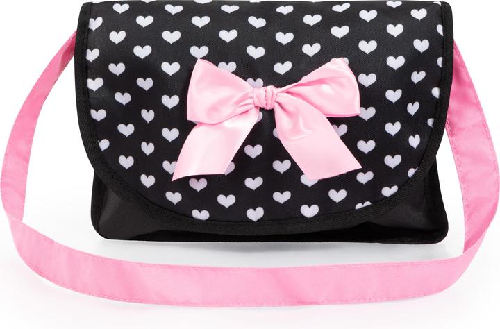 Actual product image Bayer Travel set 9in1 with doll's bed and high chair black/pink