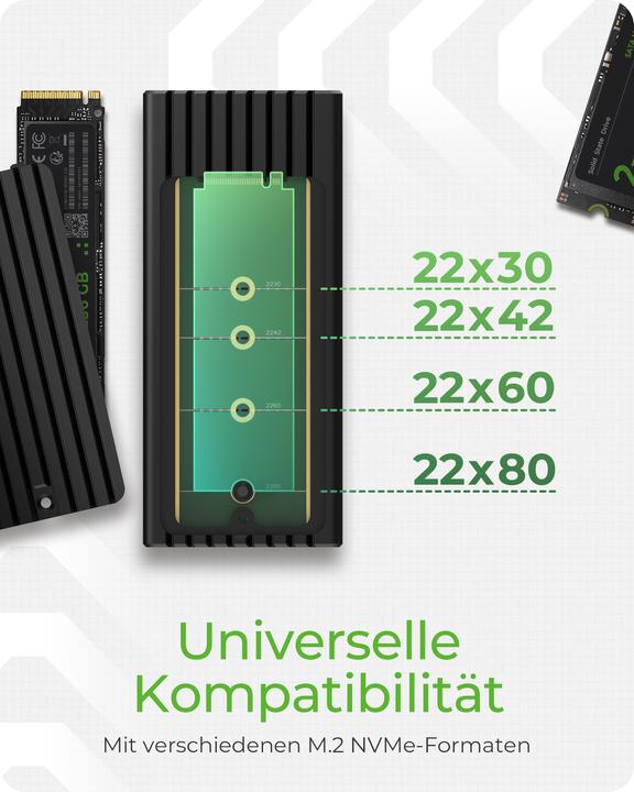 Actual product image Icy Box IB-1917M-C32 (M.2 2260, M.2 2242, M.2 2230, M.2 2280, M.2)