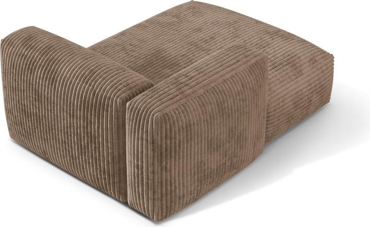 Actual product image Micadoni Modular Chaise Longue Left, "Martina", 1 Seat, 176x123x75 Made in Europe (Chaise longue)