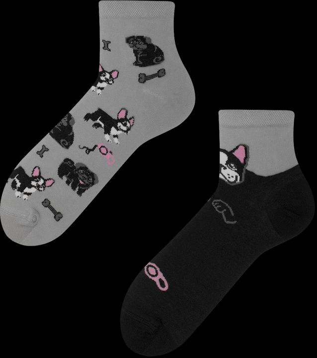 Many Mornings Tiny Little Dogs Quartersocken (39 - 42)