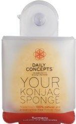 Actual product image Daily Concepts Konjac Sponge Turmeric - Konjac mushroom 1 pc -