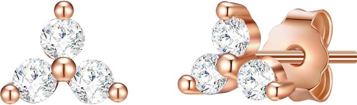 Immagine prodotto Glanzstücke München Donna Argento Cubico Zirconia Oro Rosa - 12450 (Argento 925)