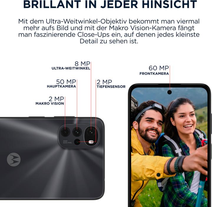 Immagine prodotto Motorola Moto G22 (64 GB, Cosmic Black, 6.50", Doppia SIM, 50 Mpx, 4G)
