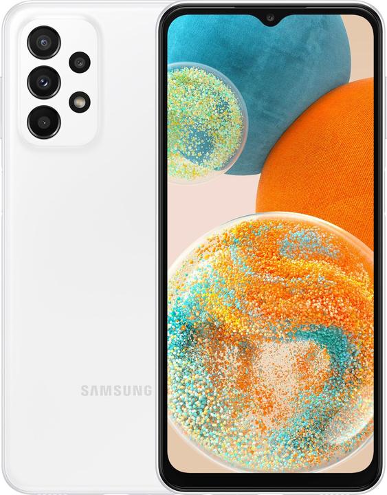 Produktbild Samsung Galaxy A23 5G (128 GB, White, 6.60", Dual SIM, 50 Mpx, 5G)