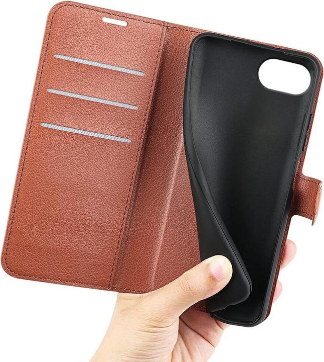 Produktbild Cover-Discount iPhone 16e - Leder Etui Hülle (Apple iPhone 16e)
