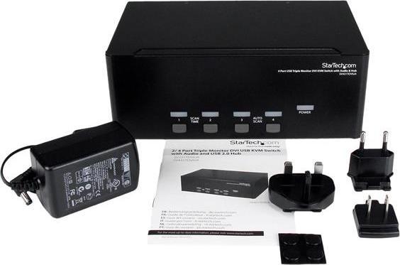 Produktbild StarTech 4 Port Dvi USB Kvm Switch