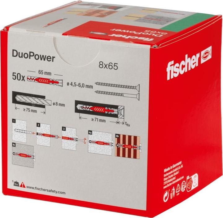 Image du produit Fischer DuoPower (50 pcs)
