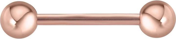Bijouteria Zungenpiercing (PVD Beschichtung (goldfarbig), Chirurgenstahl 316L)
