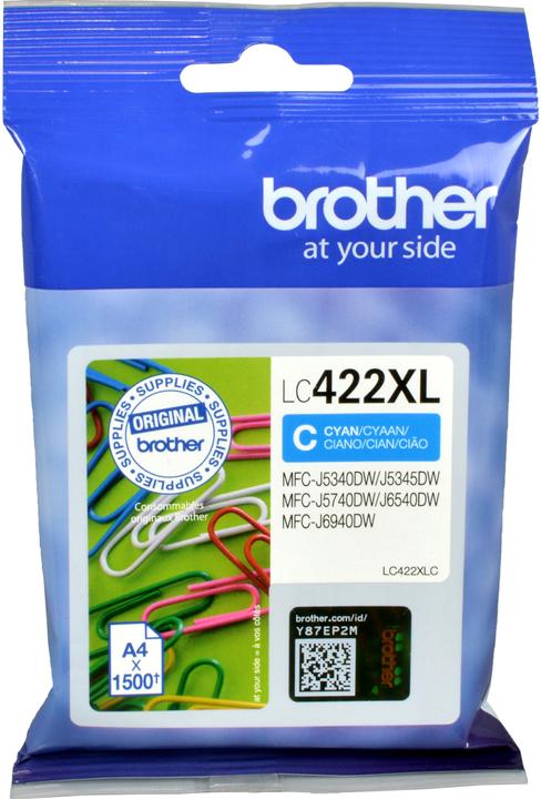 Produktbild Brother LC422XLC HY Ink Cartridge For BH19M/B Compatible with MFC-J5340DW MFC-J5740DW MFC-J6540DW MF (C)
