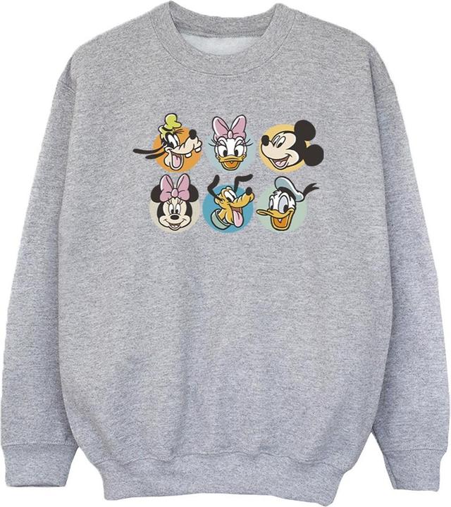 Disney Mickey Mouse And Friends Faces Sweatshirt Mädchen (152, 158)