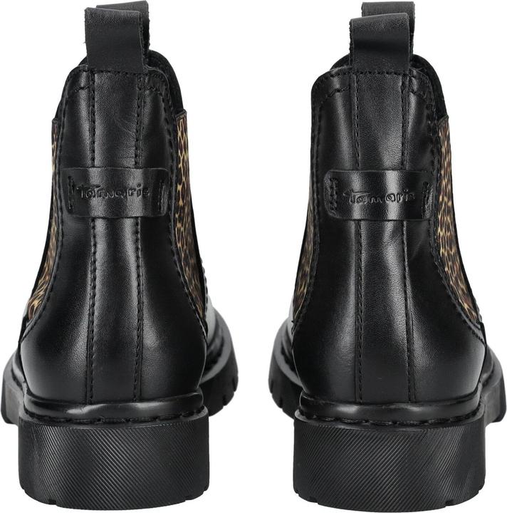 Actual product image Tamaris Discover the trendy ankle boot with leo insert made from a high-quality leather and textile mix (37)