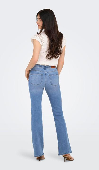 Image du produit Only ONLWOW Mittlere Taille Ausgestellt Jeans Flared fit jeans (32)