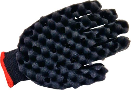 Bate Afro Handschuh Haarschwamm