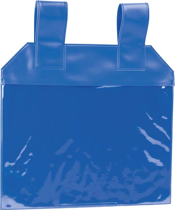 Image du produit Brady Pochettes magnétiques de grande taille avec aimant. Vinyle, Bleu, 155 x 220 mm (10 pièces)