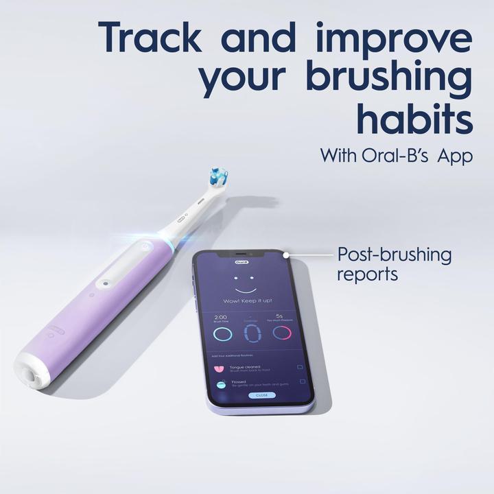 Produktbild Oral-B iO 4S Erwachsener Vibrierende Zahnbürste Lavendel (Oszillierende Zahnbürste)