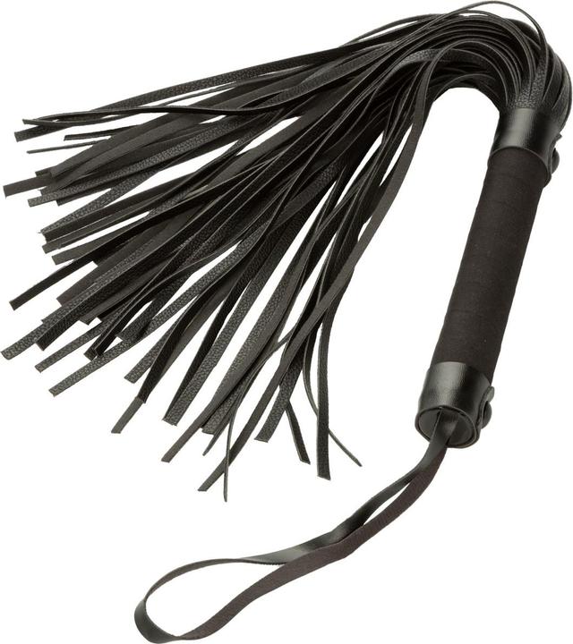 Actual product image CalExotics Nocturnal Flogger Leather Black