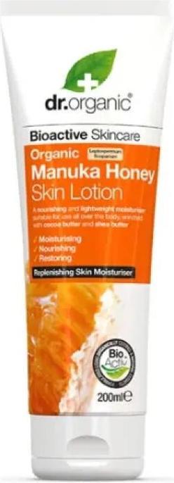 Produktbild Dr. Organic Manuka Lotion Natural Vegetarian Cruelty Free Paraben & SLS Free 200ml (Körperlotion, 200 ml)